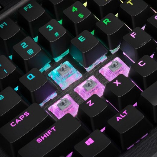 Corsair K70 PRO RGB Teclado Mecánico Gaming Switch Óptico-Mecánico Corsair OPX Negro - Imagen 4