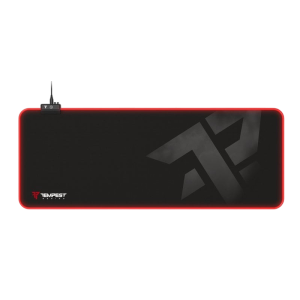 Tempest Mousepad RGB 80x30cm 3mm Alfombrilla Gaming Extended Negra