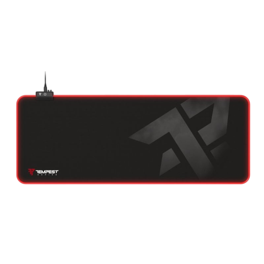 Tempest Mousepad RGB 80x30cm 3mm Alfombrilla Gaming Extended Negra