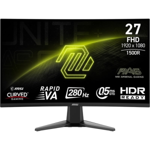 Monitor MSI MAG 276CXF 27" LED Rapid VA FullHD 280Hz Adaptive Sync Curva