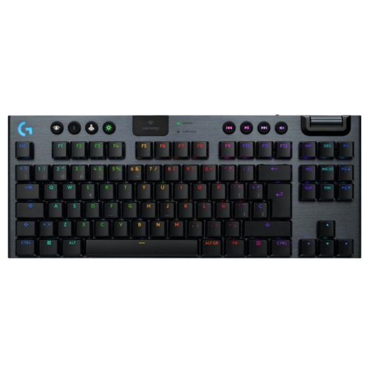 Logitech G915 X LIGHTSPEED TKL Teclado Mecánico Gaming Inalámbrico GL Tactile PBT Negro