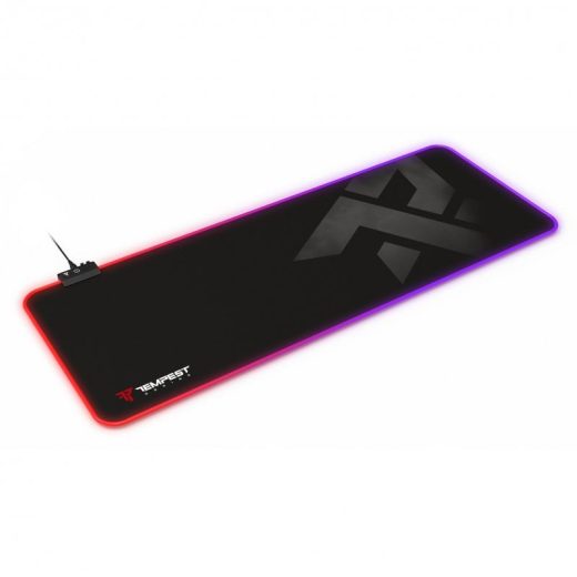 Tempest Mousepad RGB 80x30cm 3mm Alfombrilla Gaming Extended Negra - Imagen 8