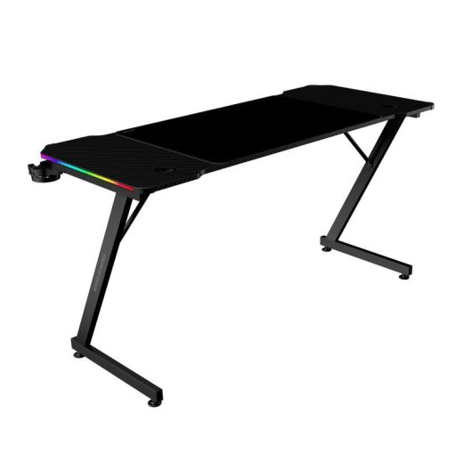 Mars Gaming MGD-X140RGB Mesa Ergonómica ARGB Mando Alfombrilla XXL Soportes Externos 140x60cm Negro - Imagen 6