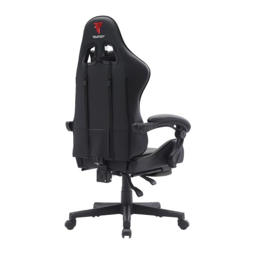 Tempest Shake Silla Gaming con Reposapiés y Masaje Negra - Imagen 3