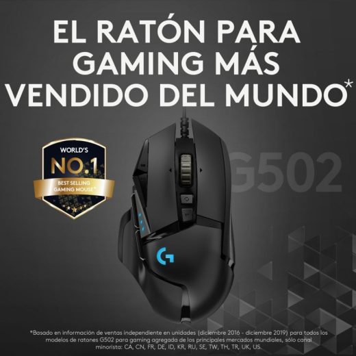 Logitech G502 Hero Ratón Gaming 25600DPI - Imagen 2