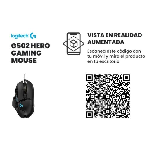 Logitech G502 Hero Ratón Gaming 25600DPI - Imagen 7