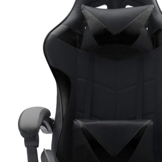 Tempest Shake Silla Gaming con Reposapiés y Masaje Negra - Imagen 4