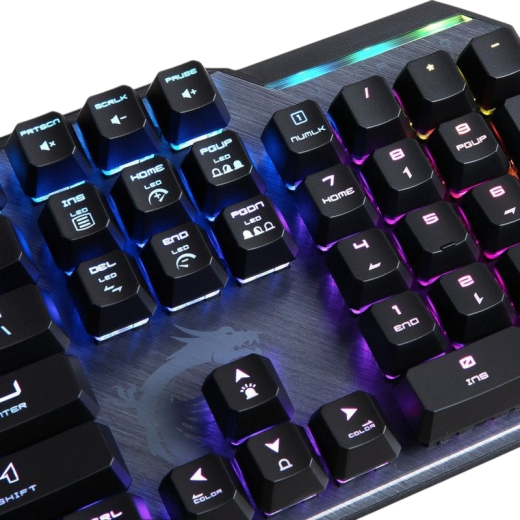 MSI Vigor GK50 Elite Teclado Mecánico Gaming Retroiluminado Switches Kailh Box White - Imagen 3