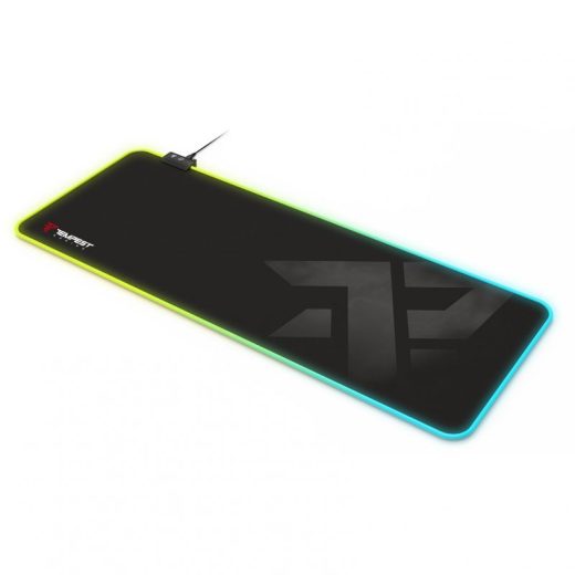 Tempest Mousepad RGB 80x30cm 3mm Alfombrilla Gaming Extended Negra - Imagen 7