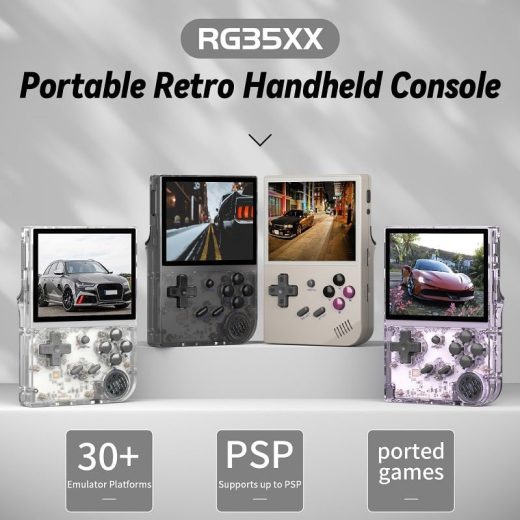 Anbernic RG35XX 2024 Consola Retro Portátil 64GB Blanco Transparente - Imagen 3