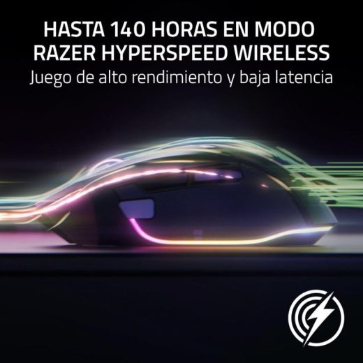 Razer Basilisk V3 Pro 35K Ratón Gaming Óptico Inalámbrico RGB 35000 DPI Negro - Imagen 4