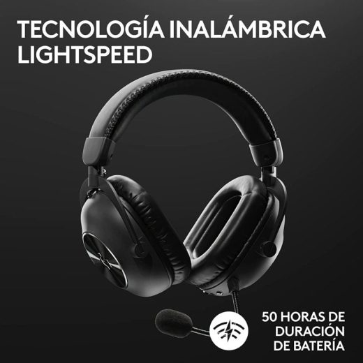 Logitech G PRO X 2 LIGHTSPEED Auriculares Inalámbricos Bluetooth Gaming Negros - Imagen 5