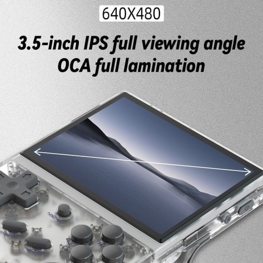 Anbernic RG35XX 2024 Consola Retro Portátil 64GB Blanco Transparente - Imagen 7
