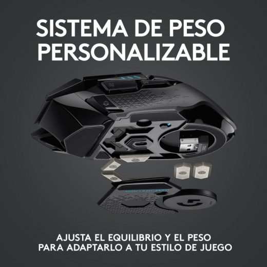 Logitech G502 Lightspeed Ratón Gaming Inalámbrico 25600DPI - Imagen 7