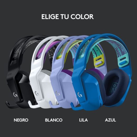Logitech G733 Lightspeed RGB Auriculares con Micrófono Inalámbricos Gaming Negros - Imagen 10
