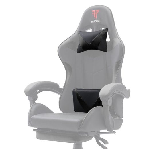 Tempest Shake Silla Gaming con Reposapiés y Masaje Negra - Imagen 6
