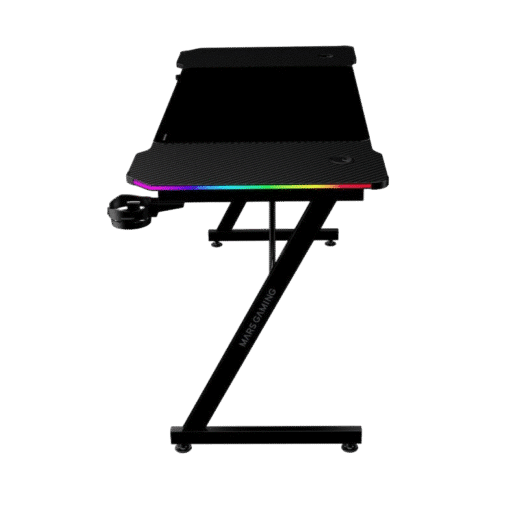 Mars Gaming MGD-X140RGB Mesa Ergonómica ARGB Mando Alfombrilla XXL Soportes Externos 140x60cm Negro - Imagen 2