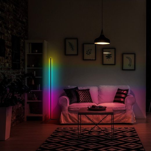 Newskill Atmosphere Lámpara de Pie Regulable con Luz Ambiental RGB