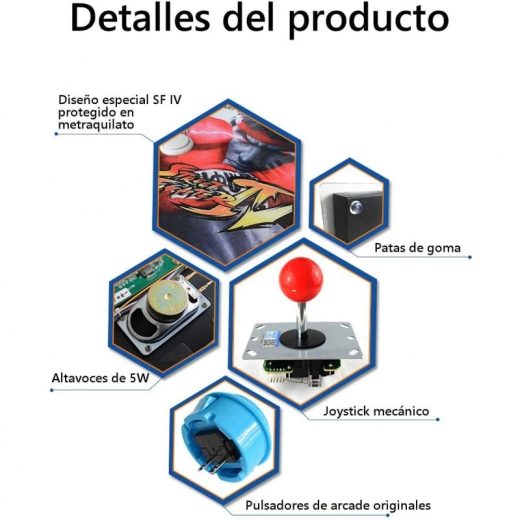 UnicView Pandoras Box 10 Plus Arcade con 6100 Juegos - Imagen 6