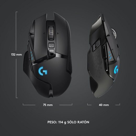 Logitech G502 Lightspeed Ratón Gaming Inalámbrico 25600DPI - Imagen 2