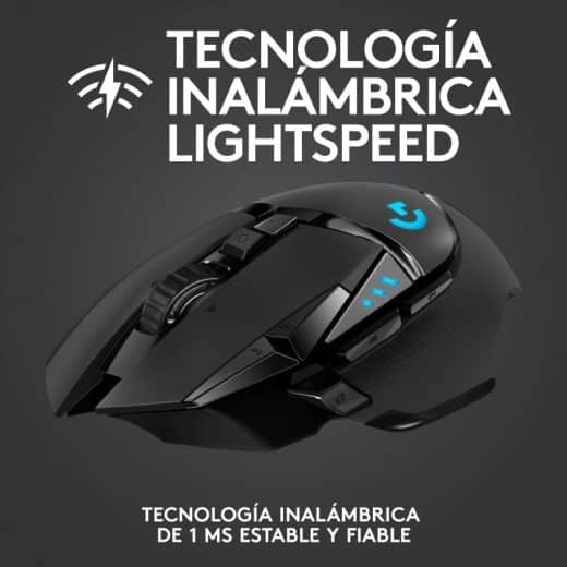 Logitech G502 Lightspeed Ratón Gaming Inalámbrico 25600DPI - Imagen 6