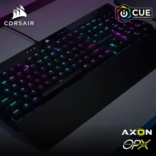 Corsair K70 PRO RGB Teclado Mecánico Gaming Switch Óptico-Mecánico Corsair OPX Negro - Imagen 7